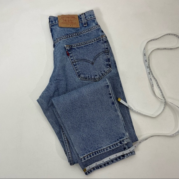 Vintage Levi’s 512 High Waist wedgie fit Jeans Long Inseam - Picture 7 of 9